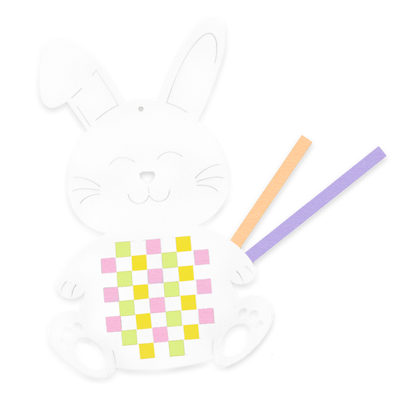 Osterhase, Hase, Kunststoff, Bastelfigur, Bastelmaterial