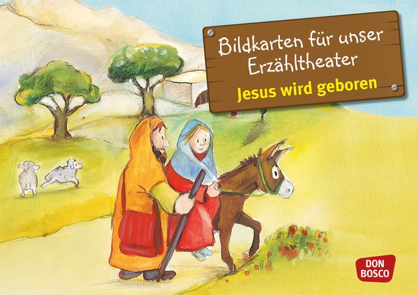 Krippe, Stall, Hirte, Junges, Tierfigur