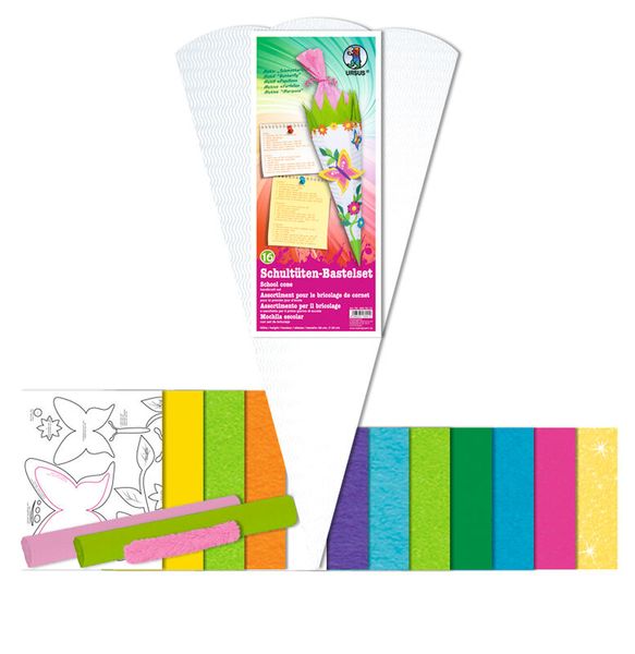 Schultüten-Bastelset Classic Line, Schmetterling, 68 cm, 1 Set Schultüten-Bastelset Classic Line, Schmetterling, 68 cm, 1 Set