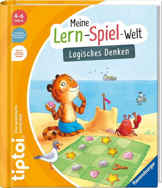 Lernspiel, Logisches Denken, Sortierspiel, Sandstrand, Kunststoff