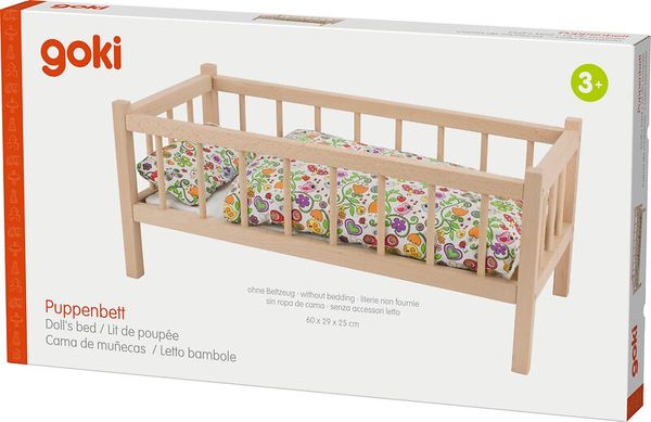 Puppenbett, Holzbett, Kleinkindersessel, Kinderbett, Bettgestell