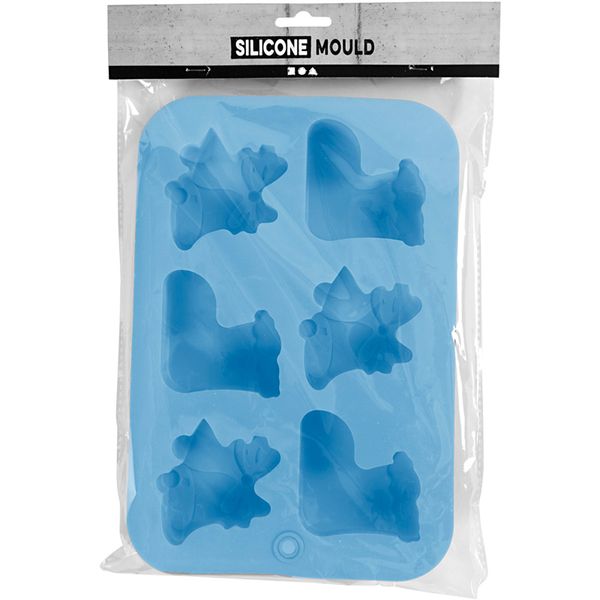 Silikonform Weihnachtsstrumpf und Glocken, 12,5 ml Silikonform Weihnachtsstrumpf und Glocken, 12,5 ml