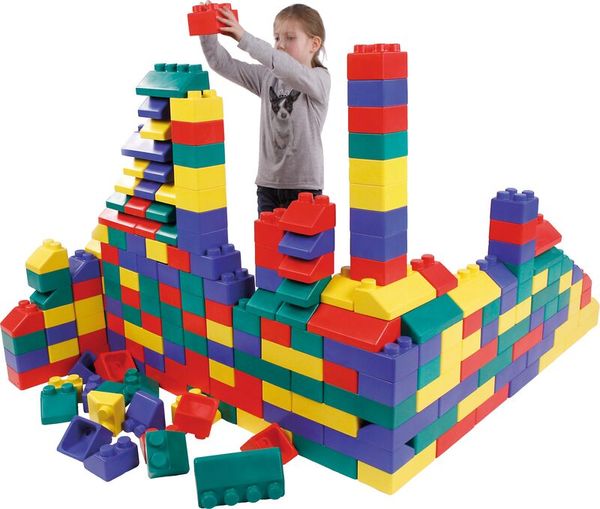 Großbausteine Softblocks, Größe der Bausteine bis ca. 22 cm, 100 Stück, 3 - 10 Jahre Großbausteine Softblocks, Größe der Bausteine bis ca. 22 cm, 100 Stück, 3 - 10 Jahre