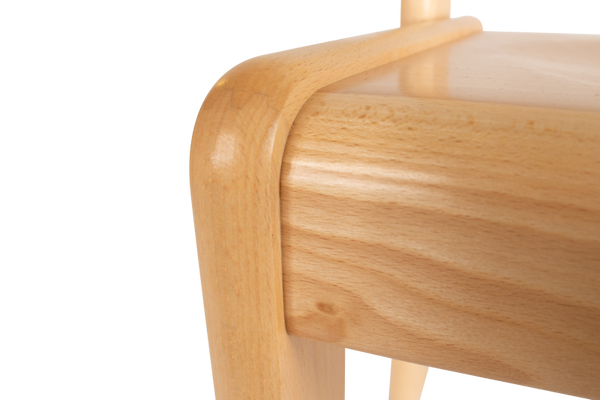 Holzstuhl, Holzstuhlbein, Massivholz, Naturalholz, Holzverarbeitung