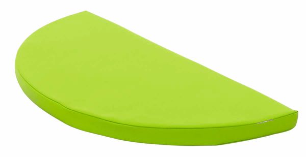 Schaumstoffplatte, Kissenform, Hochsichtige Neon-Grün, Halbkreisform, Farbton-Grün