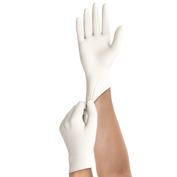 Handschuhe Nitril, puderfrei, Gr. S, 100 Stk., weiß