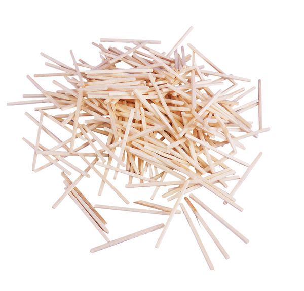 Holzstäbchen natur im Streichholzformat, 3.000 Stück Holzstäbchen natur im Streichholzformat, 3.000 Stück