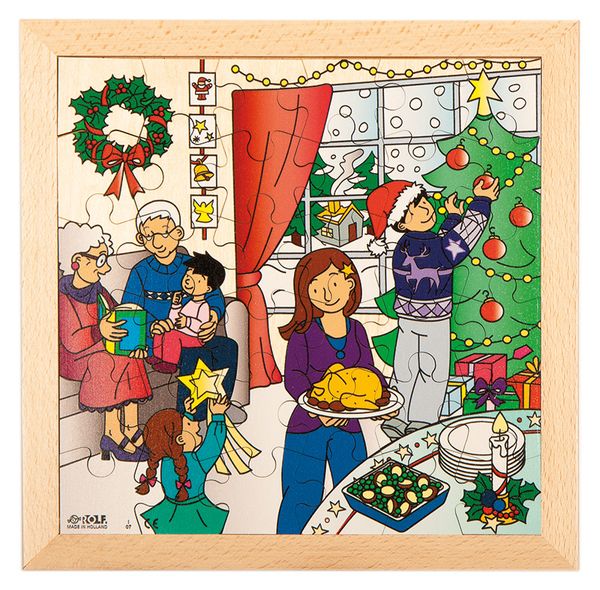 Puzzle multikulturelle Feiertage - Weihnachten, 36 Teile, ab 3 Jahre Puzzle multikulturelle Feiertage - Weihnachten, 36 Teile, ab 3 Jahre