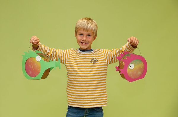 Laternen-Zuschnitte rund, "Farbe wählbar", Ø 17,5 cm, 24 Stück T-shirt, Person, Photographie, Portrait, Kind