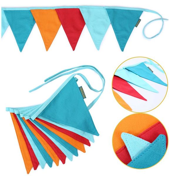 Wimpelkette Mint Orange
