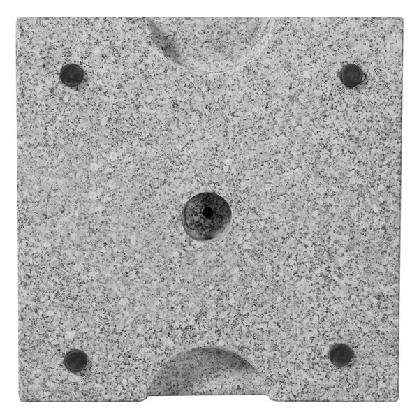 DOPPLER Granitsockel mit Griffmulde, Gewicht wählbar