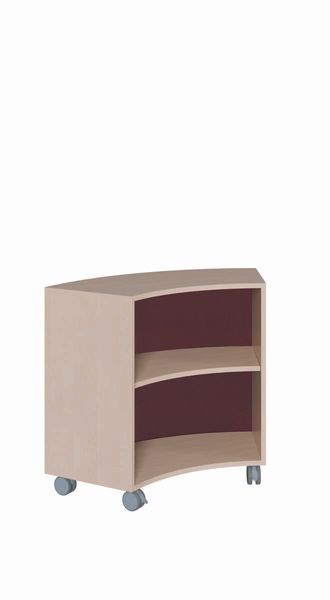 Sechstelkreisschränke  mit Plexiglasrückwand (B/H/T: 99 x 80 x 48 cm)