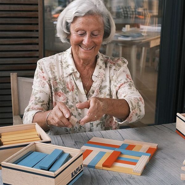 KAPLA 100er Kasten Octocolor, mehrfarbig