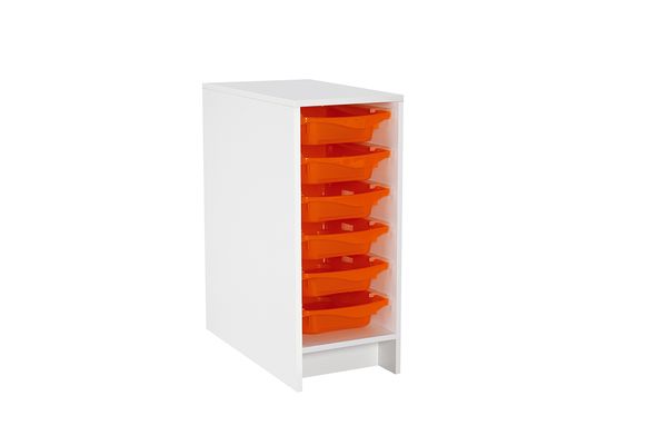 Ergänzendes Regal für modulare Wickelkommode mit 6 Boxen, 36 cm