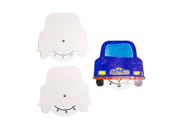 Parkscheibe zum Bemalen, 3 Stück Parkscheibe zum Bemalen, 3 Stück