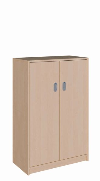 Schrank mit 2 Türen, 3 Einlegeböden, ohne Mittelwand (B/H: 78 x 120 cm)