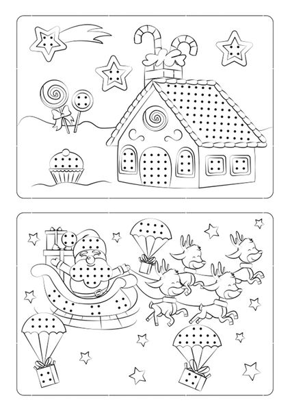 Kreuzstichvorlagen für Kinder, Weihnachtszeit (SONDERANGEBOT)