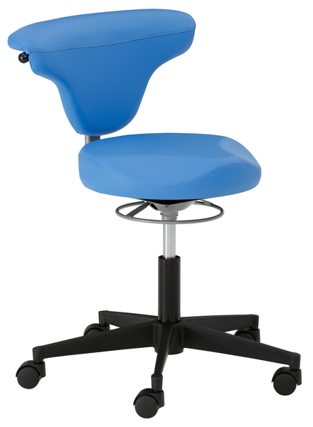 arbeitsstuhl, stuhl, rollstuhl, bürostuhl, blau
