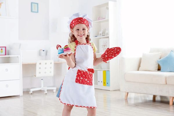 HAPE Chefkoch-Set inkl. Schürze, Kochmütze