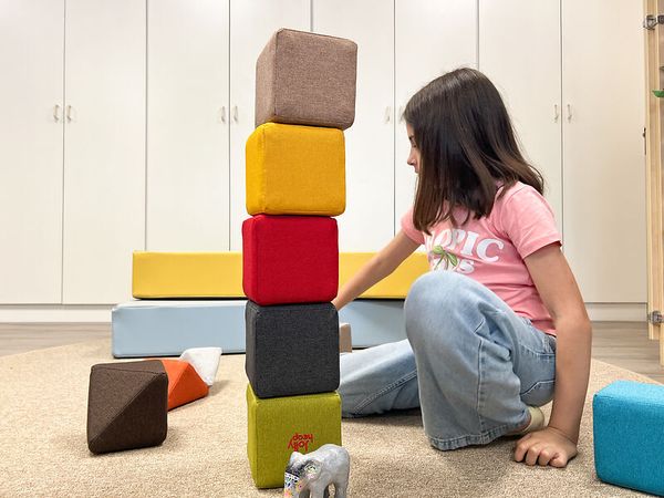 JOLLY HEAP Magnetbausteine, Farbe und Blockanzahl wählbar