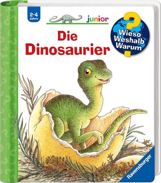 Dinosaurier, Kinderbuch, Buchumschlag, grün, Ei