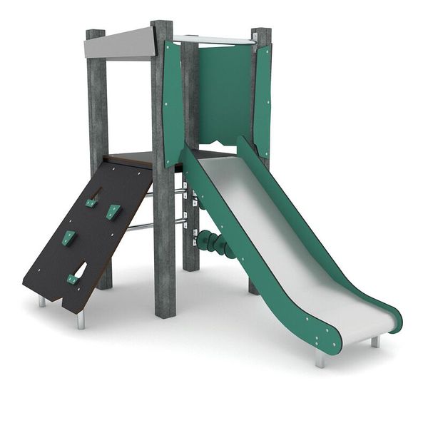 Spielgerät, Rutsche, Kletterwand, Klettergerüst, Spielplatz