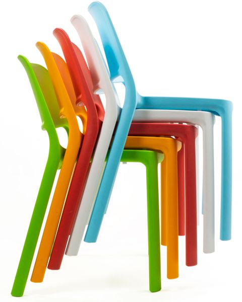 MAYER SITZMÖBEL Stapelstuhl myNUKE, Sitzhöhe 46 cm, Farbe wählbar