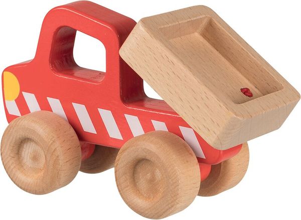 GOKI Kipper aus Holz, 14,5 x 6 x 9 cm, ab 2 Jahre