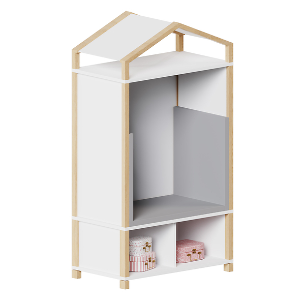 Rückzughaus mit Dach, Bücherregal & Mattenset, Varianten wählbar Rückzughaus mit Dach, Bücherregal & Mattenset, Varianten wählbar