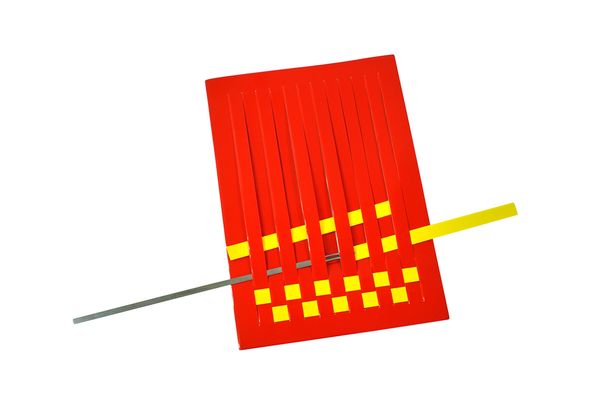 Flechtblätter mit Flechtnadel, 14 x 20 cm Flechtblätter mit Flechtnadel, 14 x 20 cm