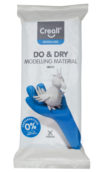 CREALL Lufthärtende Modelliermasse, weiß, 1 kg (SONDERANGEBOT)