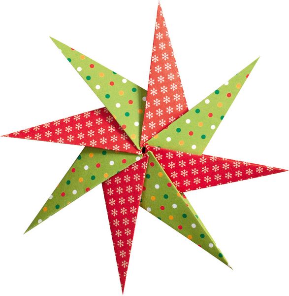 FOLIA Origamipapier Weihnachten, 10x10 cm