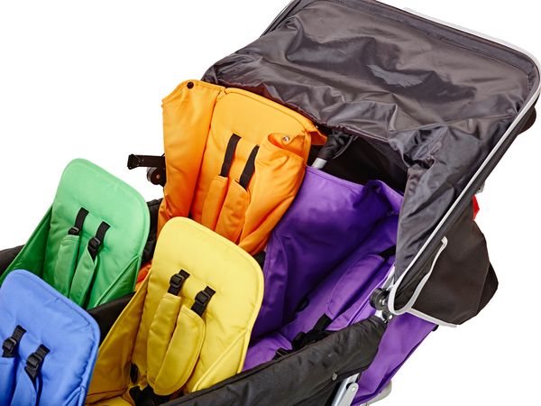 FAMILIDOO Lidoo Bus, 6-Sitzer Kinderwagen für Neugeborene bis zum Kleinkind