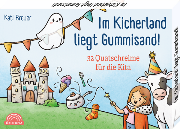 Kita Buch, Kinderbuch, Gummisand, Sammelbild, Castle illustration