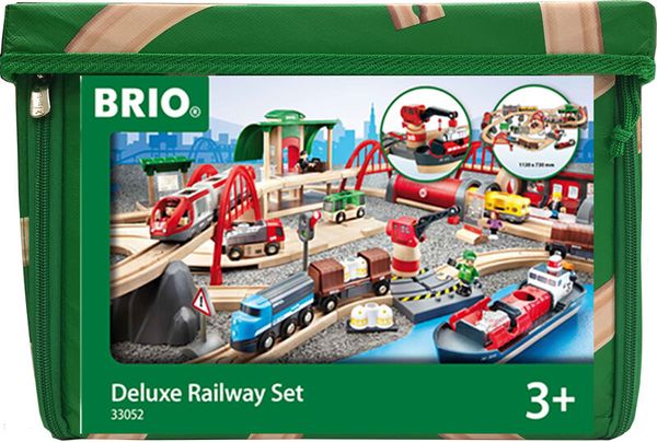 BRIO Straßen & Schienen Bahn Set Deluxe, ab 1 Spieler, ab 3 Jahre BRIO Straßen & Schienen Bahn Set Deluxe, ab 1 Spieler, ab 3 Jahre