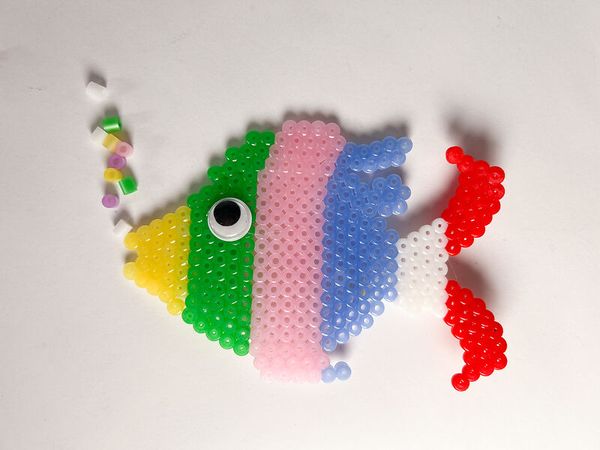 Bügelperlen im Eimer, Perlmut, 20.000 Stück