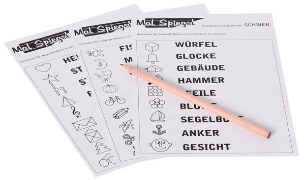 Mal-Spiegel - Geschicklichkeitsspiel