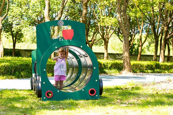 Kriechtunnel -Set Lokomotive & Waggon