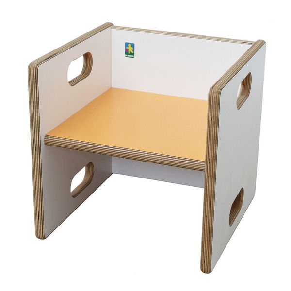 DECOR Wandelstuhl orange, Sitzhöhe (17, 22 und 32 cm) DECOR Wandelstuhl orange, Sitzhöhe (17, 22 und 32 cm)