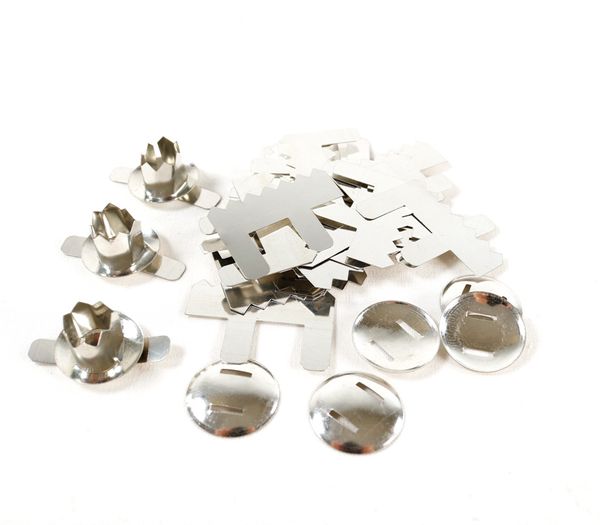 FOLIA Kerzenhalter aus Metall, 100 Stück