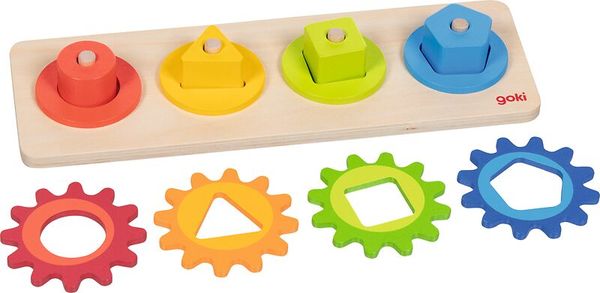 Holzpuzzle, Farbenpuzzle, Formenpuzzle, Schnellwechsel-Teile, Kinder Learning