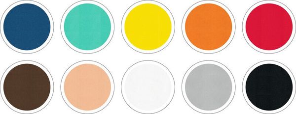FOLIA Moosgummi Grundfarben, 40 x 29 cm, 10 Bogen