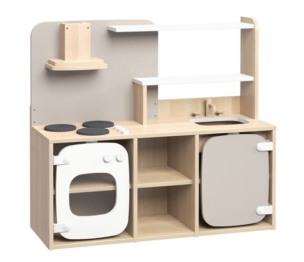 MATHOU Kleine Krippen-Spielküche, 10 Jahre Garantie