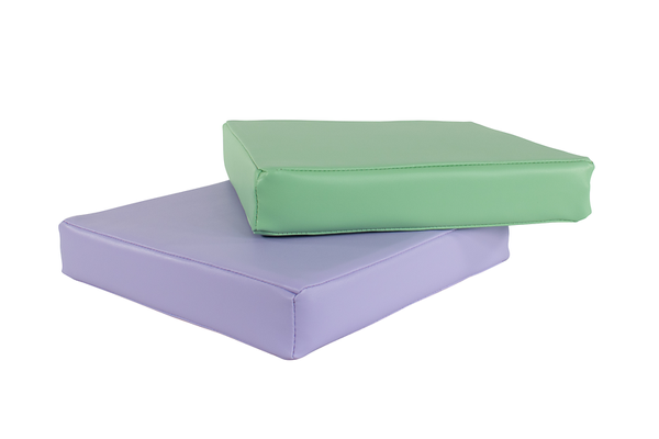 KITAEINKAUF Sitzkissen-Set, Kunstleder, Pastell, 10 Stück