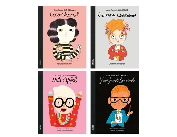 Buchpaket Little People, Big Dreams: Mode, 4 Bände