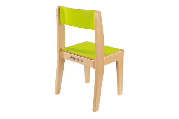 Krippen-/Kindergartenstuhl, Sitzhöhe 18 - 35 cm, versch. Farben, 1 St.