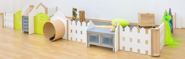 Kinder-Spielzeug, Hindernisparcours, Palisaden, Kletter-/Rätselspiel, Holzspielzeug