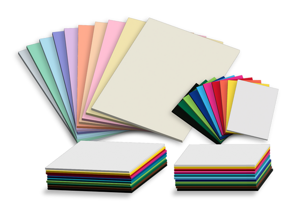ELVIRAS Tonpapier Spar-Set 130 g/m², 420 Bogen