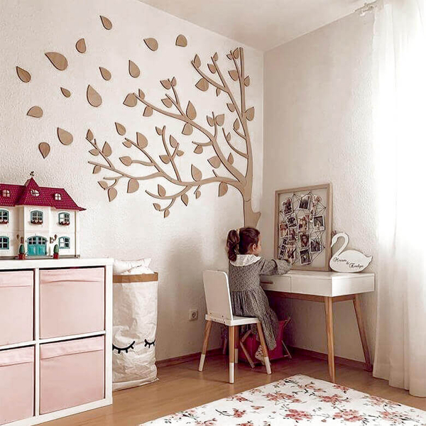 Holzkunst XXL-Baum Pappel, Größe & Ausrichtung wählbar