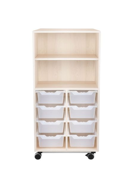 Materialturm, mobil mit 16 Boxen  Materialturm, mobil mit 16 Boxen